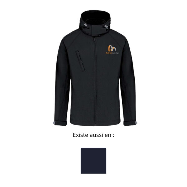 Softshell à capuche amovible - Homme