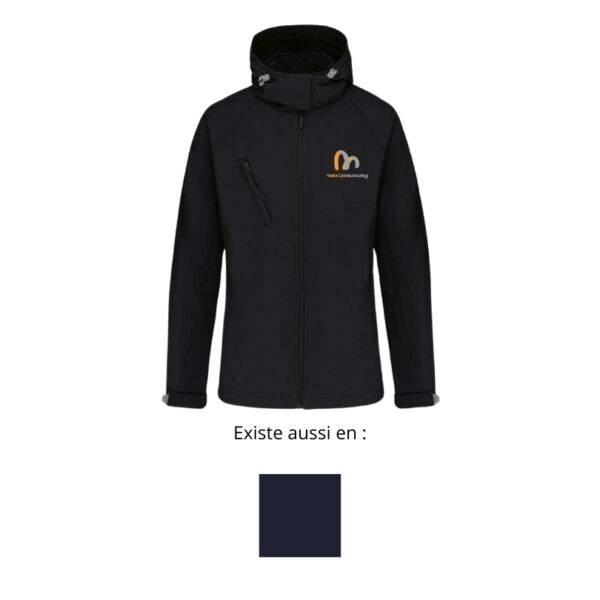 Softshell à capuche amovible - Femme